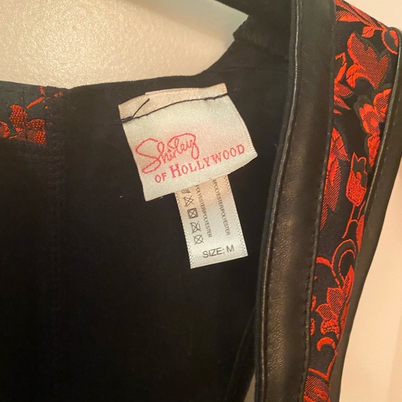 NWT Sexy Racerback faux leather Corset - Picture 5 of 6